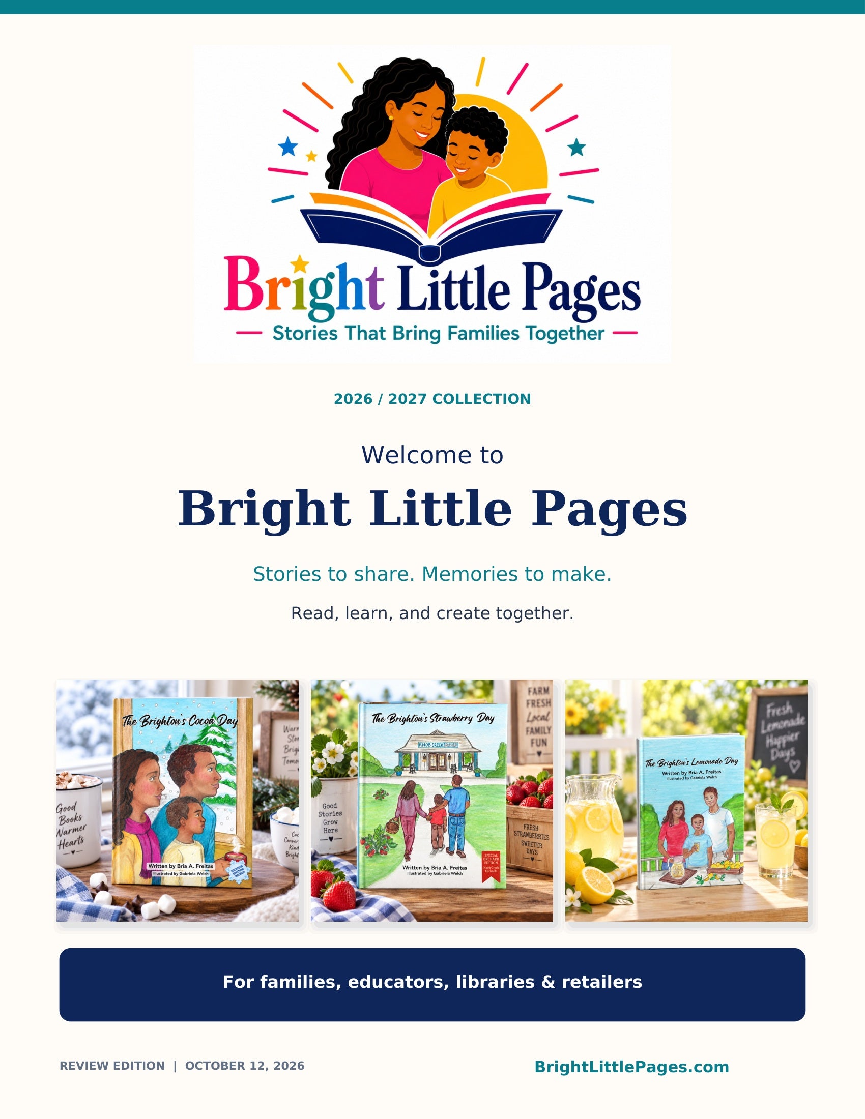 Bright Little Pages catalog, page 1 of 17