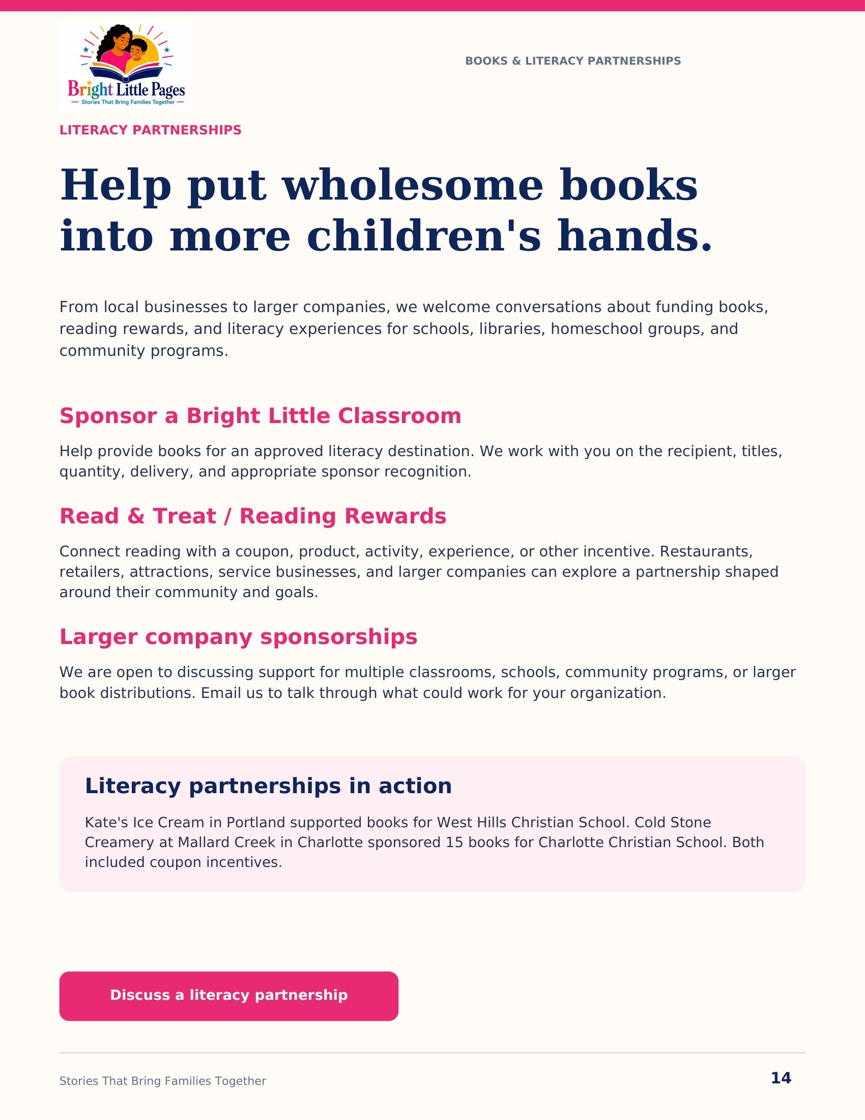 Bright Little Pages catalog, page 14 of 17