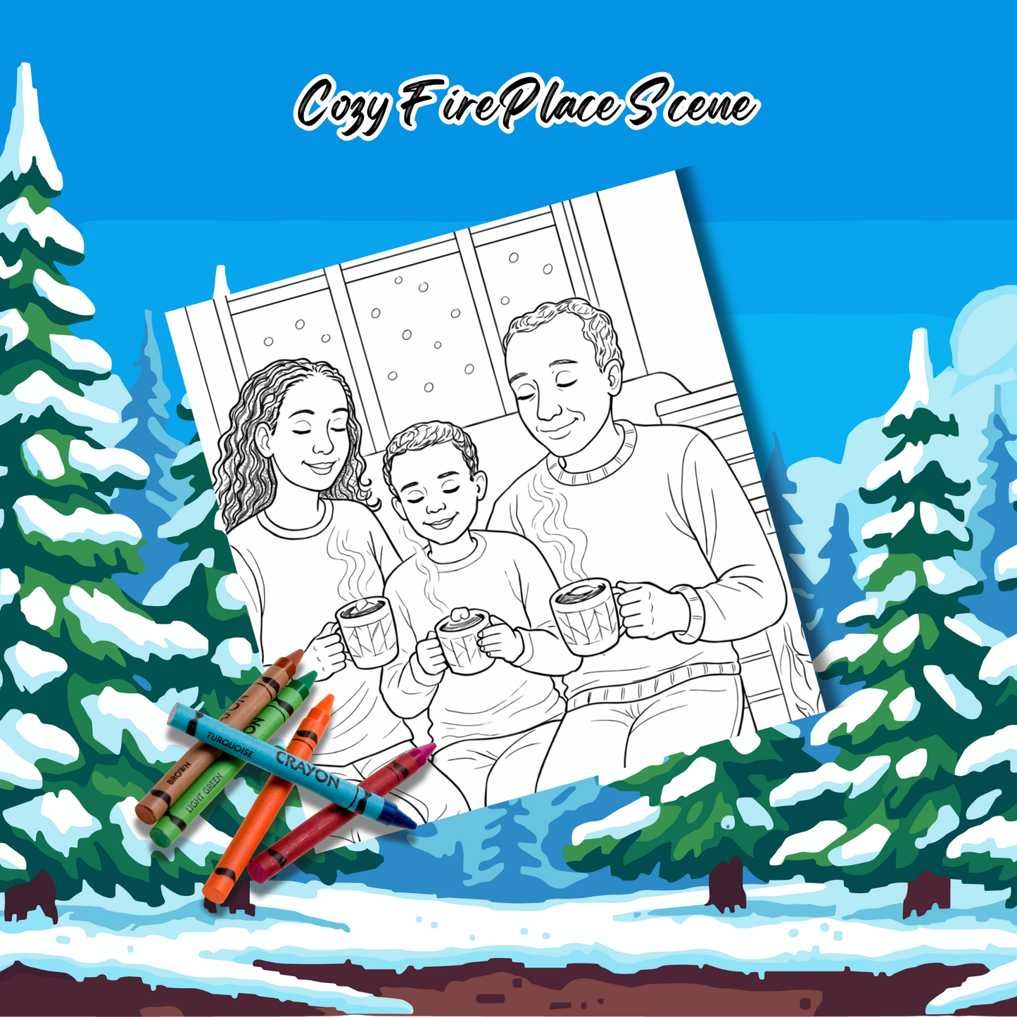 Cozy Firem Place Scene