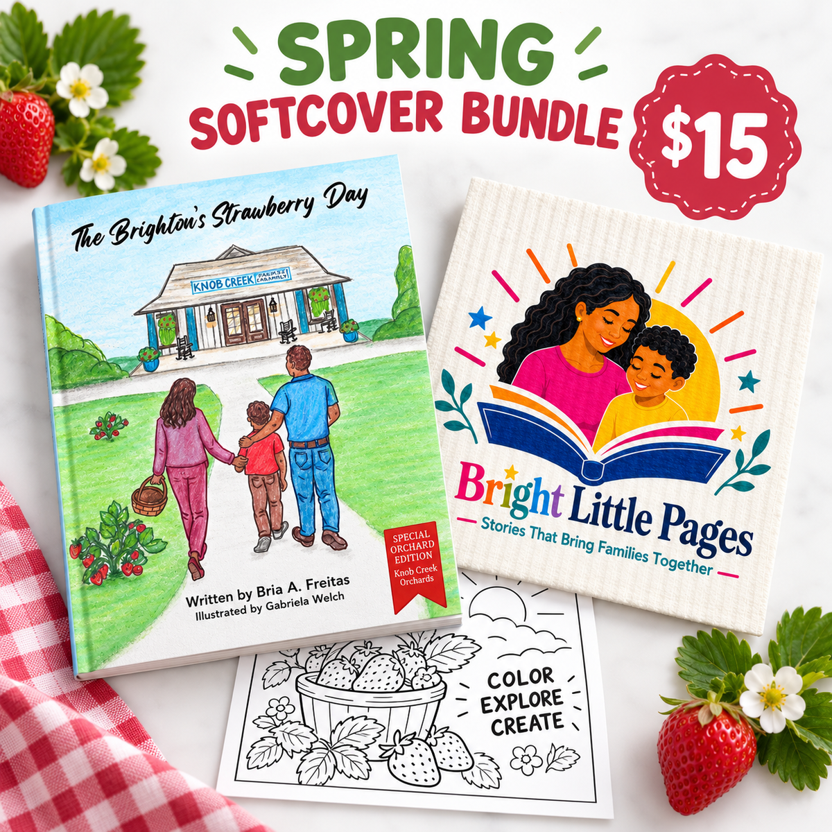 Spring Hardcover + Strawberry Wet-It Bundle