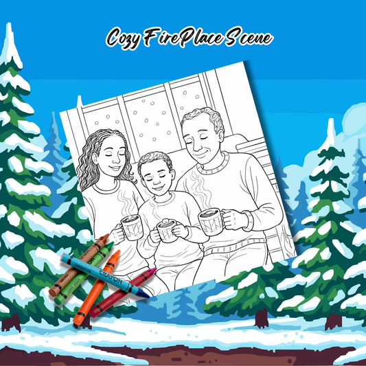 Cozy Firem Place Scene