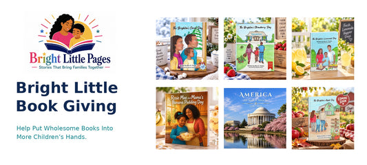 Bright Little Book Giving contribution to provide books for children and families